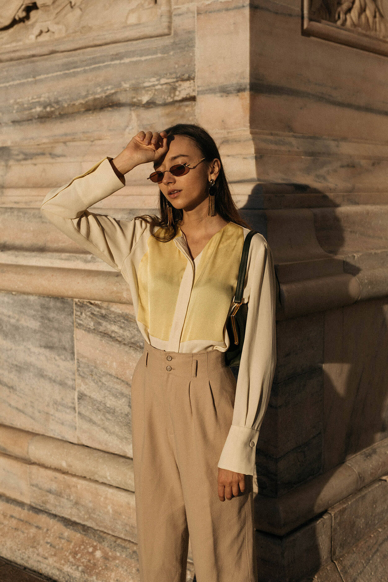 dept43-90s-fashion-style-milan-editorial-by-malene-birger-lemon-yellow-silk-blouse-outfit-ideas-13